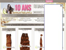 Tablet Screenshot of cheveux-naturels.fr